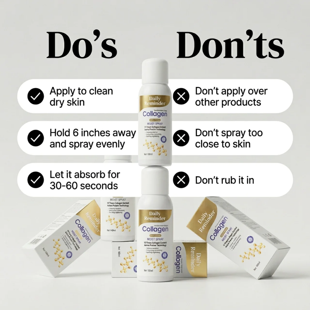 Daily Reminder Firming Collagen Spray - firmer, lifted, and radiantly yours.